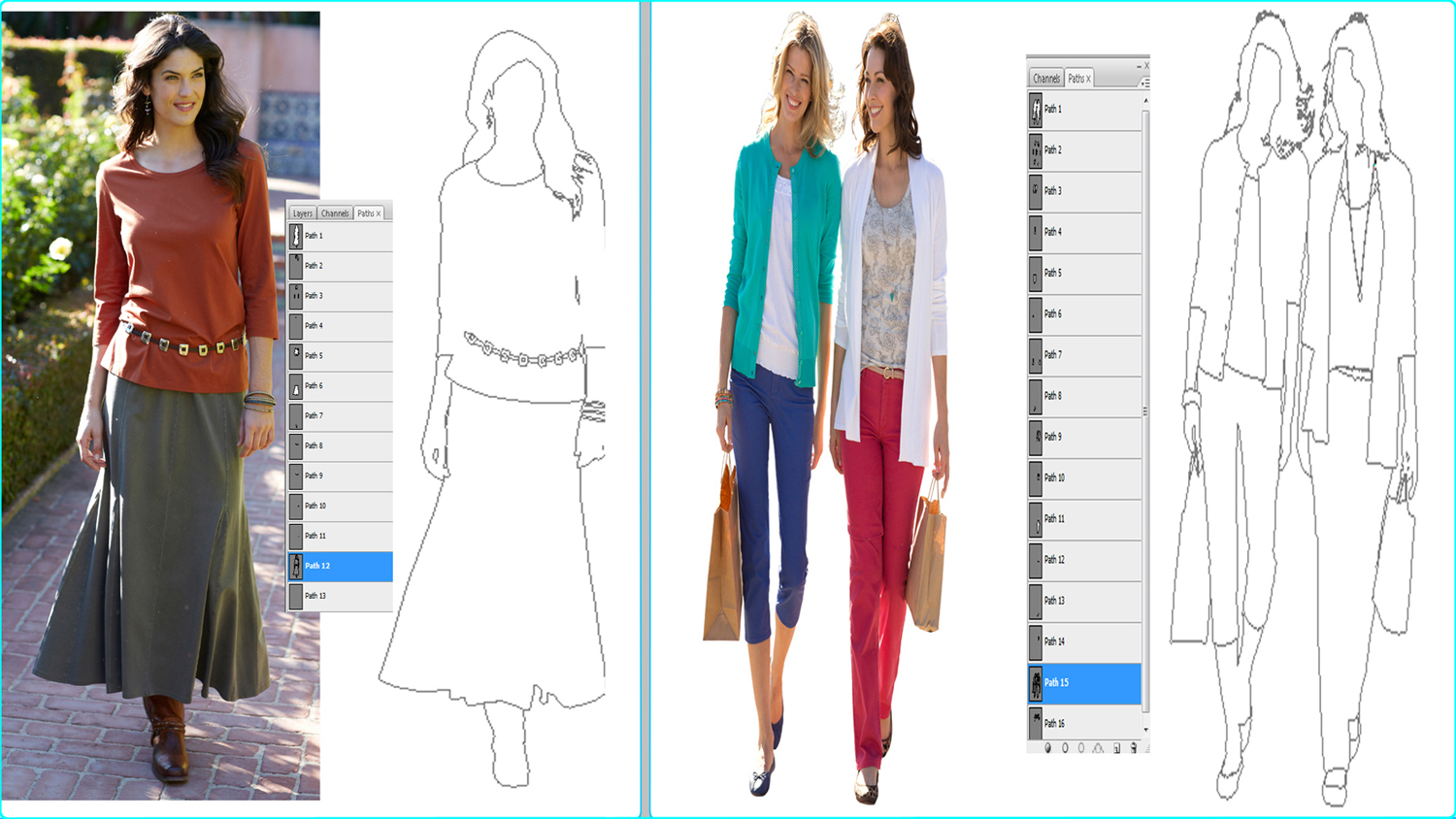 Multiple Clipping Path