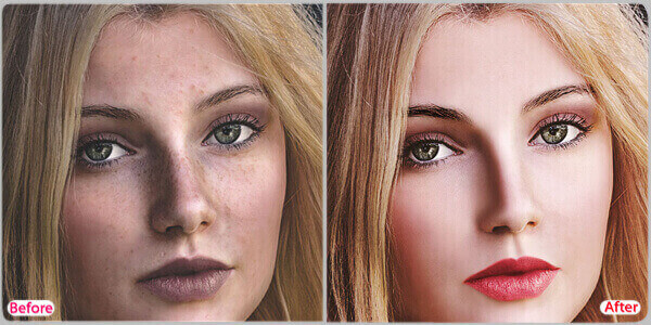 Retouching Image